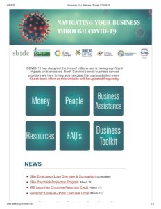 Navigating Your Business Through Covid 19 Page 1